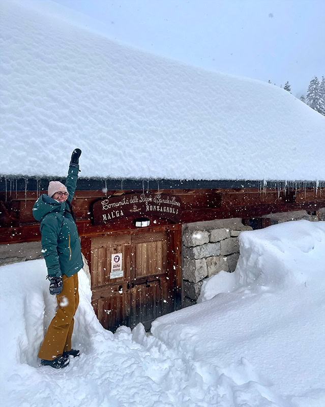 Malga Montagnoli neve